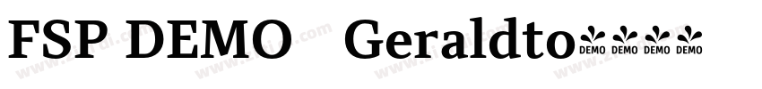 FSP DEMO   Geraldto字体转换